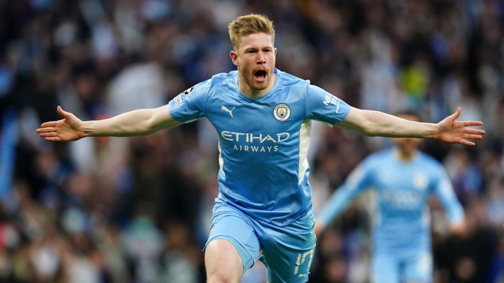 File photo dated 26-04-2022 of Manchester City's Kevin De Bruyne. In a team of many stars, De Bruyne shone the brightest. Issue date: Friday May 20, 2022.
