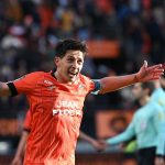 Football. Lorient 56 stade Le Moustoir 
le 09 novembre 2024
Ligue 2 saison 2024-2025
16 ème journée
FC Lorient - Paris FC
La joie des Lorientais (  Laurent Abergel ) suite à leur victoire 2 à 0 face au Paris FC
Photo Nicolas Créach